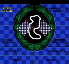 Image n° 1 - screenshots  : Nigel Mansell's F-1 Challenge